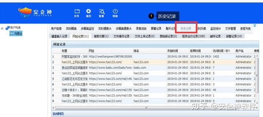 监控电脑访问的网址