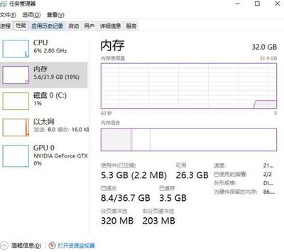电脑系统内存空间不足