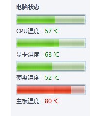 电脑显卡温度61度