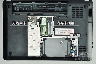 hp笔记本电脑硬盘位置