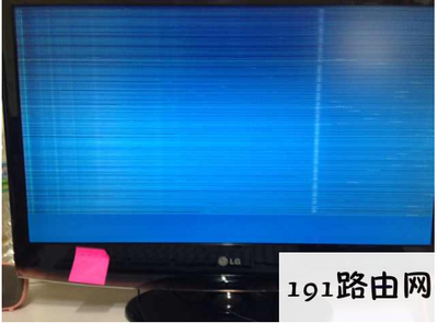 电脑屏幕有绿条纹