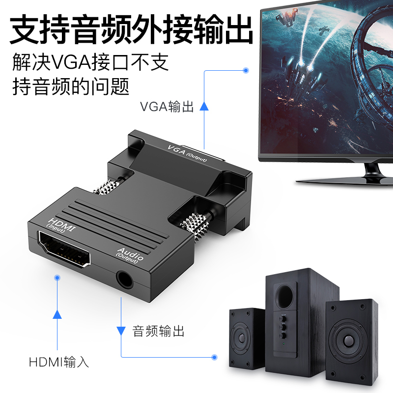 电脑 无hdmi 电视