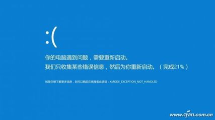 电脑睡眠时蓝屏