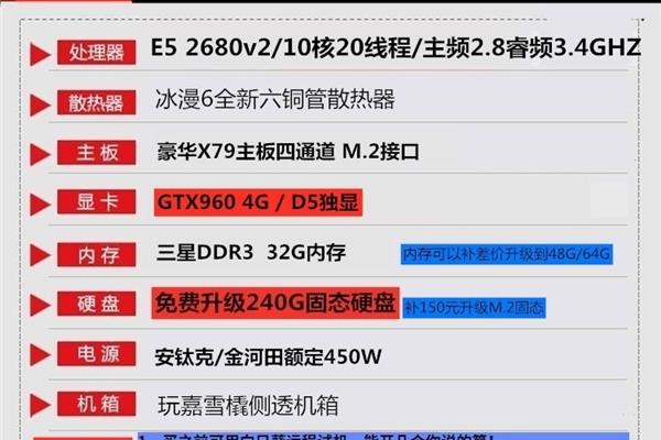 台式电脑的功率