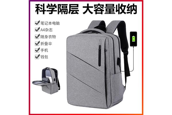 电脑双肩防震隔层